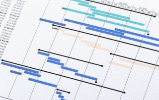 Using Gantt chart for project management